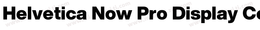 Helvetica Now Pro Display Condensed字体转换